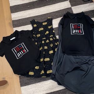 Disney Star Wars themed outfits. Everything worn once & all excellent condition.